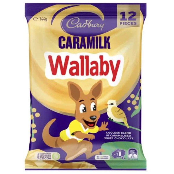 Cadbury Bulk Cadbury Caramilk Wallaby Sharepack 144g ($6.00 each x 12 units)