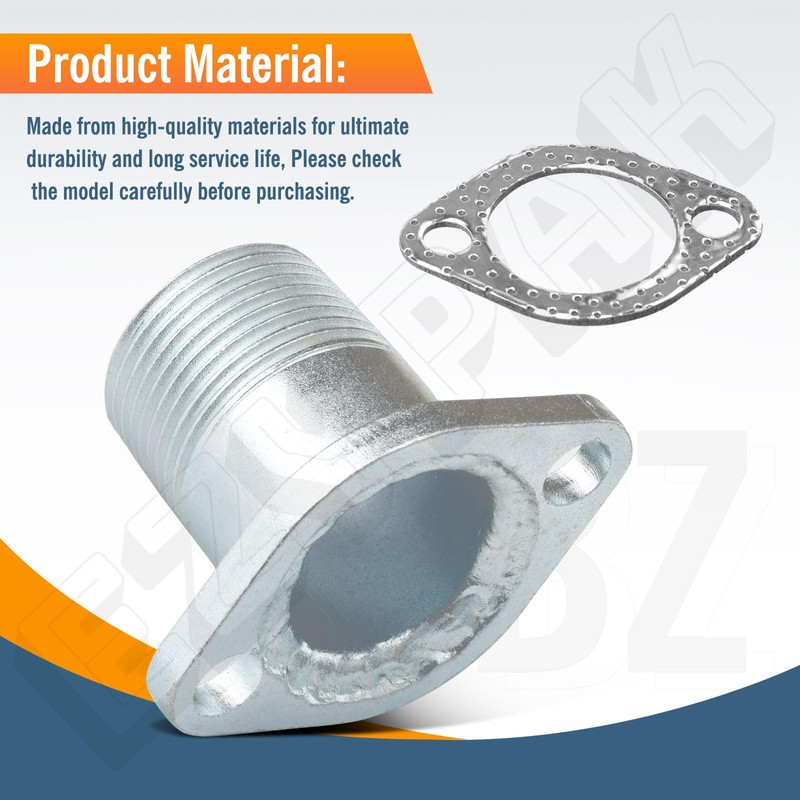 1" Threaded Exha-ust Flange Compatible With Predator 301 340 390