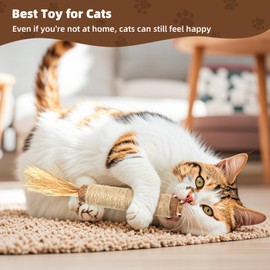 Hnjindong Cat Chew Dental Sticks Silvervine for Teeth，Large Catnip Toys Good for Kittens Dental Hygiene，Natural Material Toys for Indoor Cats Teeth Cleaning and Stress Release