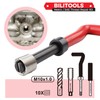 BILITOOLS M10x1.0 Thread Repair Kit, HSS Drill Helicoil Repair Kit