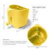 Hippywell Kids Toothbrush Holder, Cute Elephant Toothbrush Holders for Toddler,
