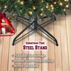 Mttbiuu Christmas Tree Stand- Xmas Tree Bracket Iron Christmas Tree