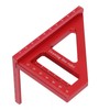 3D Multi Angle Measuring Ruler 45 90 Degree Aluminum Alloy