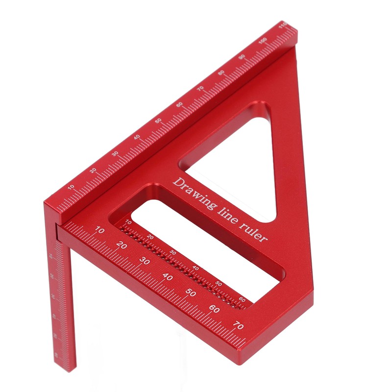 3D Multi Angle Measuring Ruler 45 90 Degree Aluminum Alloy