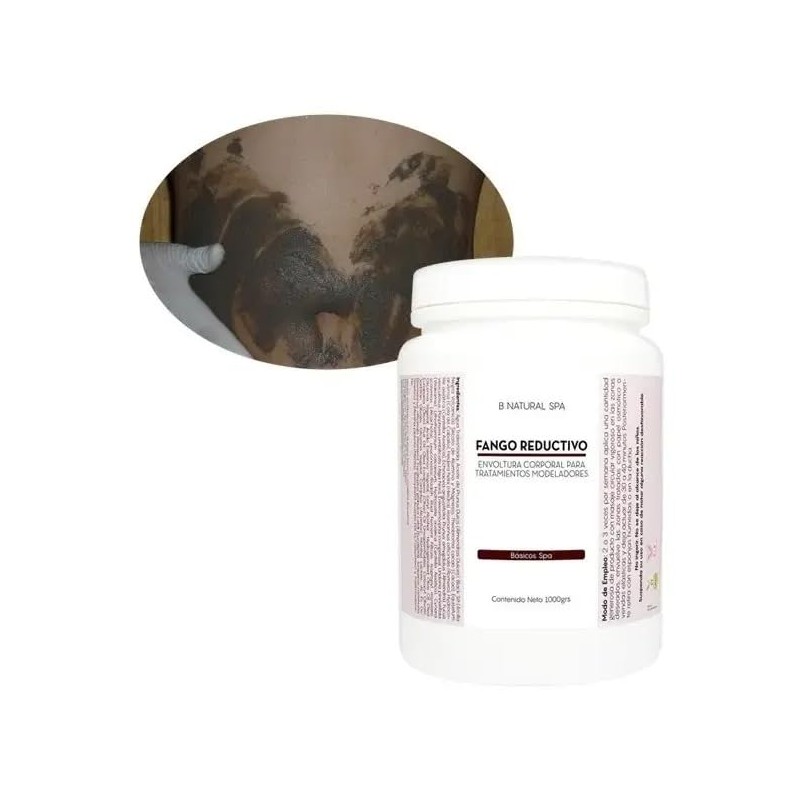 B Natural SPA Fango Reductivo, Envoltura Corporal para Tratamientos Modeladores,