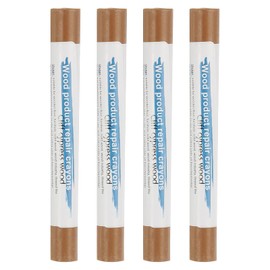 PATIKIL Furniture Repair Crayons, 4 Pcs Wax Wood Filler Sticks Wood Wax Crayons for Scratches Wood Floor Holes Tables, Gray Yellow