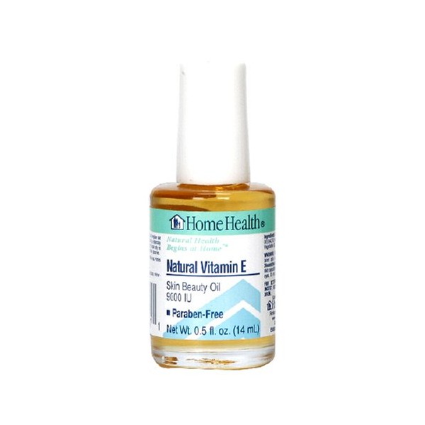 Home Health Natural Vitamin E, Skin Beauty Oil 9000 IU, 0.5-Ounces (Pack of 4)