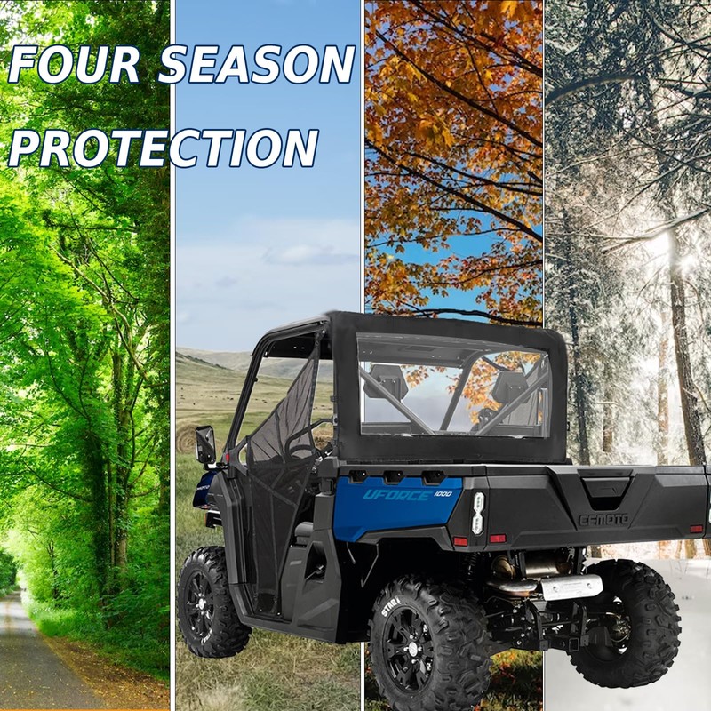 YONQIFON Uforce 1000 Rear Window Compatible with CFMOTO Uforce 1000/1000