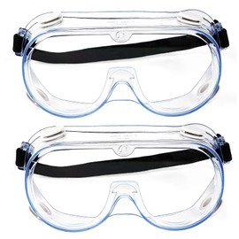 CENSGO Safety Goggles ANSI Z87.1, Anti-fog Protective Lab Goggles, Chemistry Eye Protection Goggles 2 Pack