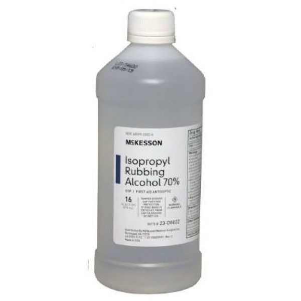 Mckesson Isopropyl Rubbing Alcohol - 16 Oz. Bottle