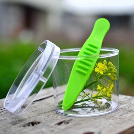 Juroicessry 2Pcs Orange and Green Nature Exploration Toys Bug Insect Catcher Scissors Tongs Tweezers Clamp Cleaning Tool Kids Toy