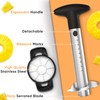 OOKUU Pineapple Corer Cutter, Stainless Steel Fruit Pineapple Peeler Slicer