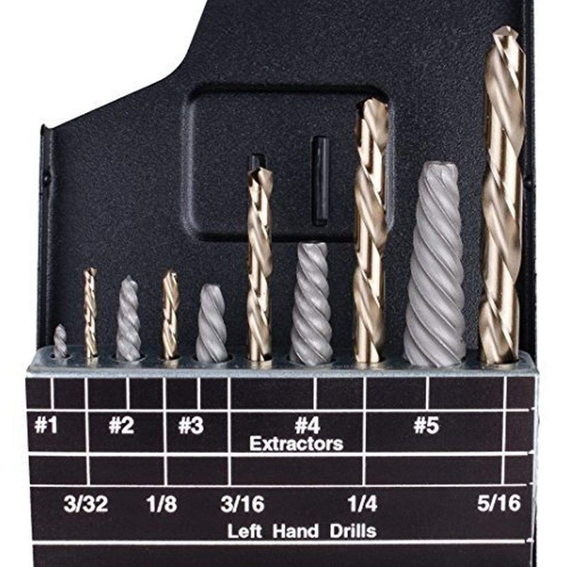 Norseman Bolt, Screw, and Pipe Remover Set Super Premium Black