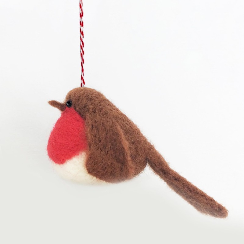 Bergin & Bath Needle Felting Kit - Robins. Christmas Craft