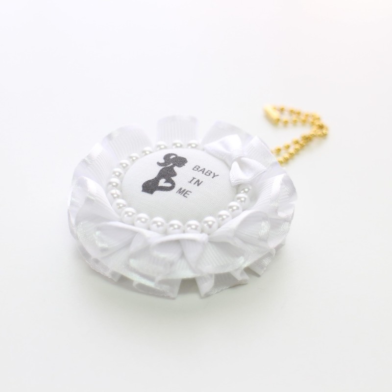 TOA ROSETTE Maternity Rosette, Maternity Mark, Maternity Keychain, Double-Sided, Pregnancy,