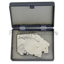 RIVERWELD Bridge Cam Gauge Test Ulnar High-Low Misalignment Checks Depth of Undercut Pitting Fillet Weld Length Throat Size Angle of Preparation