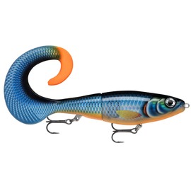 Rapala Unisex Adult X-Rap Otus Fishing Lure Artificial Lure with ABS Body and Soft PVC Fishtail Freshwater Spinning Bait Running Depth 0.5-1m Fishing Lure 17 cm Made in Estonia Blue Ghost 17 cm / 40 g