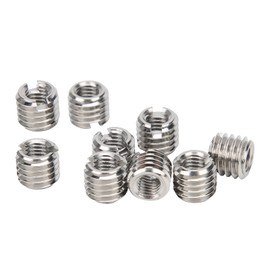Threaded Insert Reducing Nuts, M5 x 0.8, M8 x 1.25, 5 mm, Coarse M2-M16 Internal Thread and M4 - M20 Male Thread, 4-30 mm, Stainless Steel Repair Insert Nut, Thread Nuts, Conversion Kit