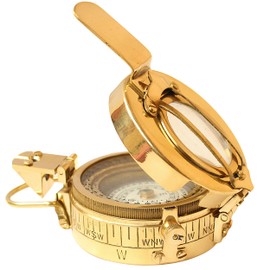 collectiblesBuy Vintage Military Navigational Marine Brass Compass 2.5 Pocket Antique Device