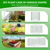 6 Pack Plant Protector, 12x14 Inch Metal Garden Cages for