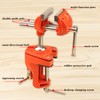 Clamp Bench Vise, Small Table Vise for Woodworking, Heavy Duty