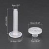 PATIKIL 40mm Chicago Screws, 20 Sets Plastic Chicago Screw Binding