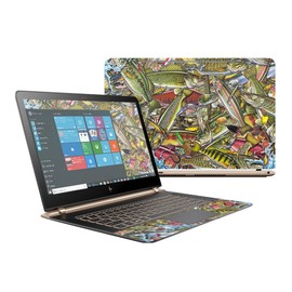 MightySkins Skin Compatible with HP Spectre 13" (2016) – Fish Puzzle | Protective, Durable, and Unique Vinyl Decal wrap Cover | Easy to Apply, Remove, and Change Styles | Made in The USA