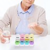 Opret Pill Box Organiser 7 Day, Pill Dispenser Weekly Once