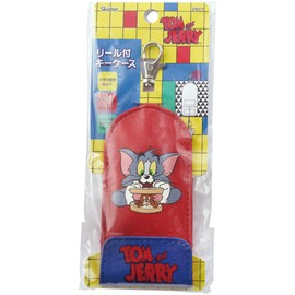 Skater TOON ZKC1-A Key Case with Reel, Key Holder, Key Storage Case, Tom & Jerry