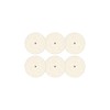 Dremel 414 Polishing Wheels Multipack, 6 Cylindrical Shaped Polishing Wheels