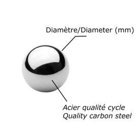 cyclingcolors 30 x Steel Ball Ring Ball Bearing Bicycle (1/8 Inch (3.18 mm)