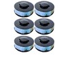 6 spools suitable for GC-ET 4530 grass trimmer thread spools