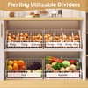 keomaisyto Fresh Egg Holder with 5 Dividers to Separate Eggs