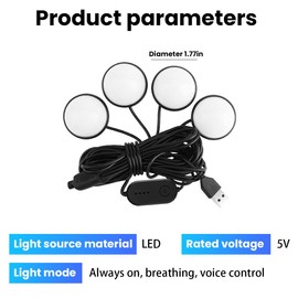 BESULEN Car Interior LED Lights, Automotive Ambient Neon Light Kit with USB Port, Car Accessories, Gifts for Men and Women, 4 in 1 Decoration Lights for Car, Garden, Home, Party（Blue）
