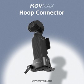 MOVMAX Blade Arm Aluminum Alloy Hoop Connector for DJI Osmo Pocket 3 Camera (Gray)
