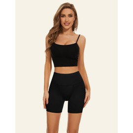 OVRUNS Period Underwear for Women Sleep Heavy Flow Period Panties Leak-proof Period Shorts for Incontinence Maternity Postpartum 3 Pack Black M