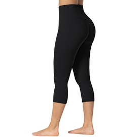 Sunzel Sunzfly Invisible Butt Scrunch Workout Leggings for Women, Butt Lifting High Waisted Gym Yoga Pants with Tummy Control 21" Black X-Small