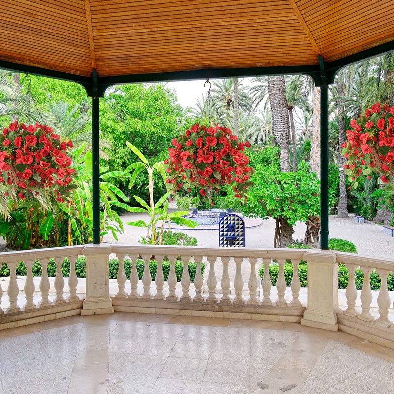 Homsunny Artificial Hanging Flowers Basket,Fake Silk Plants,4 Packs Faux Floral