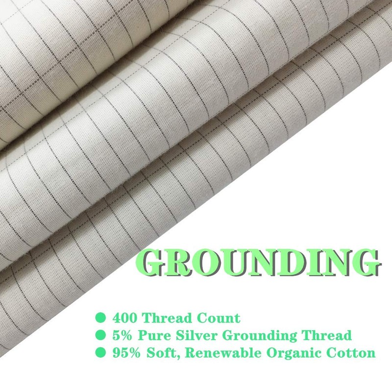 Grounding Sheet with 15ft Grounding Cord Conductive Earthing Sheet Grounding