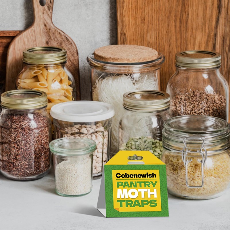 5 Pack Pantry Moth Traps Glue Trap Extra Strength Pheromones