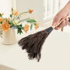 Mini Washable Reusable Ostrich Feather Duster for Books Keyboard Office