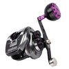 Waterproof Digital Display Baitcasting Reel 8.0:1 Speed Ratio 18+1 Bearing