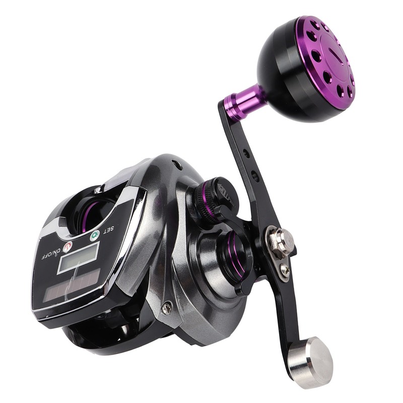 Waterproof Digital Display Baitcasting Reel 8.0:1 Speed Ratio 18+1 Bearing