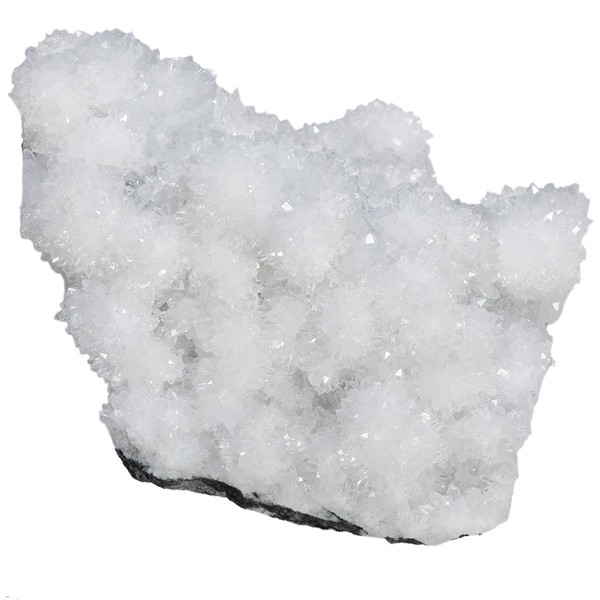 SUNYIK Natural Rock Quartz Cluster Geode Druzy Specimen Gemstone 0.1-0.2lb