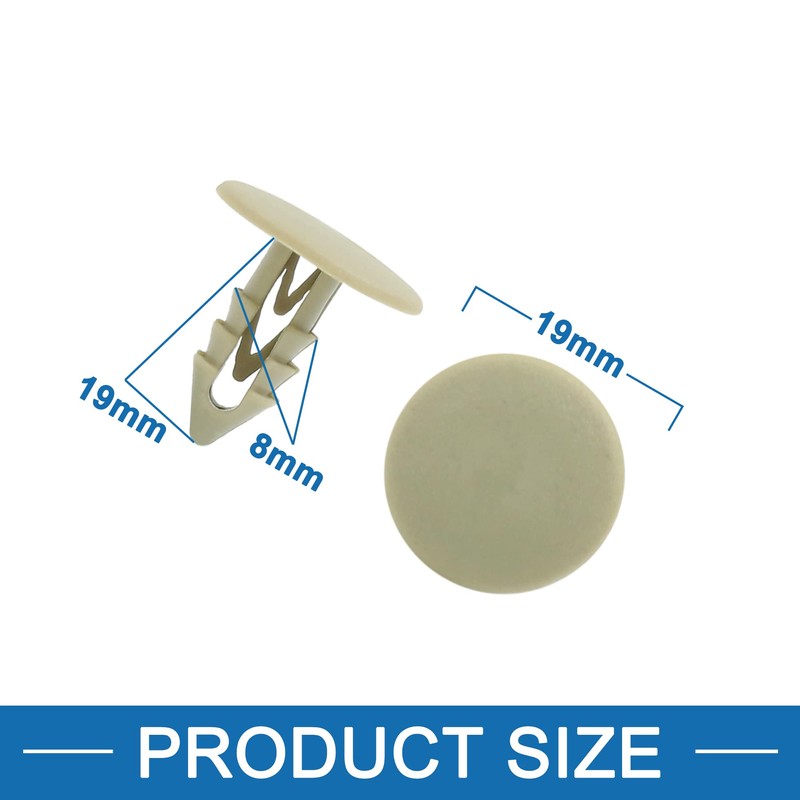 A ABSOPRO Door Plastic Rivets Fastener Trim Panel Retainer Clips