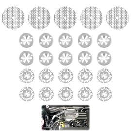Heat Shield Repair Kit 52mm Repair Sheets 30mm Heat Shield Clips OE Number N90335004 Compatible with Most Car Models(25PCS)