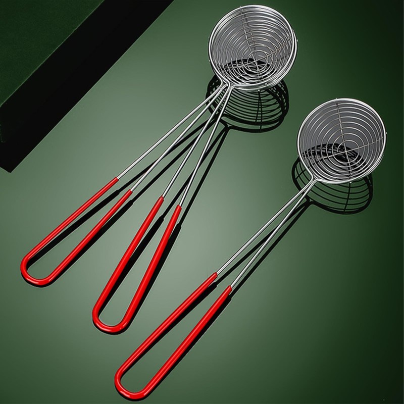 Draining Spoon, Stainless Steel Strainers Strainer Scoop Kitchen Tool Hot