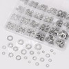 Swpeet 400Pcs 4 Styles #6#8#10 1/4" 5/16" 3/8" SAE Stainless