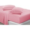 Fitted Bed Sheet With FREE Pillow Case Poly Cotton PINK