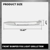 G-PLUS Front Bumper Fog Light Grille Trim Compatible with Benz